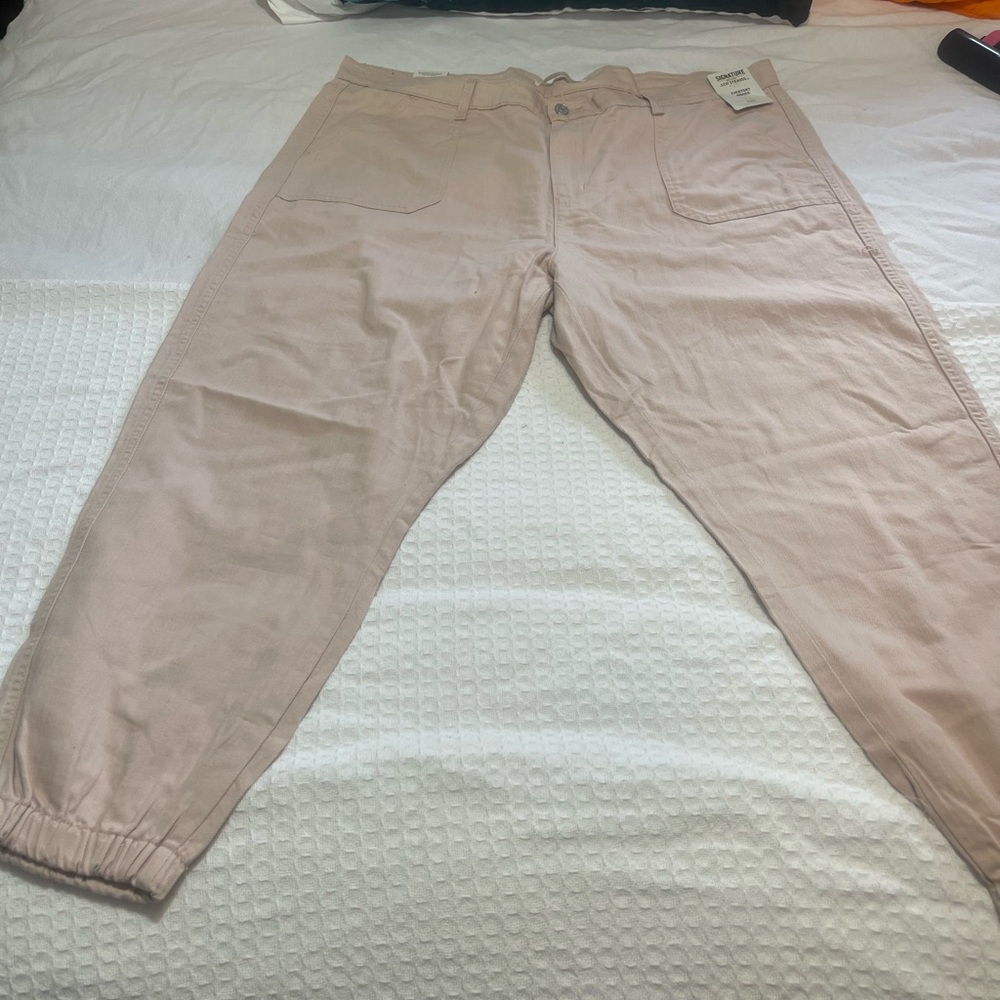 Signature by Levi Strauss Women’s Light Pink Chinos